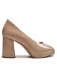 Clarks Обувки на ток Zoya85 Court 26176365 Бежов - Mera.bg