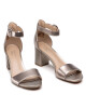 Clarks Сандали Deva Mae 261330324 Pewter Leather - Mera.bg