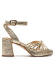 Clarks Сандали Ritzy75 Faye 26176328 Златист - Mera.bg