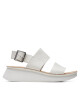 Clarks Сандали Velhill Strap Off White Lea - Mera.bg
