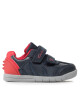 Clarks Сникърси Rex Play T 261614406 Navy/Red Leather - Mera.bg