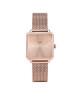 Cluse Часовник La Tétragone CW0101207009 Mesh Full Rose Gold Colou - Mera.bg