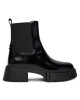 Coach Боти тип челси Leah Platform CCH90 Черен - Mera.bg