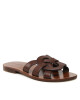 Coach Чехли Issa Leather Sandal CI222 Walnut - Mera.bg