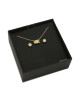 Coach Комплект колие и обеци Signature Necklace & Earring Set 37412845GLD110 Златист - Mera.bg