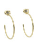 Coach Обици C Hoop Ear C9355 Златист - Mera.bg