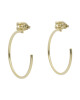 Coach Обици C Hoop Ear C9355 Златист - Mera.bg