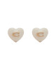 Coach Обици Enamel Heart Stud Earrings 37479226GLD100 Сребрист - Mera.bg