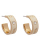 Coach Обици Enamel Horse & Carriage Hoop Earrings 37479036GLD100 Златист - Mera.bg