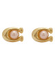 Coach Обици Pearl Signature C Stud Earrings 37341922GLD651 Златист - Mera.bg