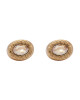 Coach Обици Signature Logo Stone Stud Earrings 37335729GLD230 Златист - Mera.bg