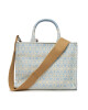 Coccinelle Дамска чанта MBD Never Without Bag Monogram E1 MBD 18 03 01 Светлосиньо - Mera.bg