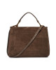 Coccinelle Дамска чанта MD1 Liya Suede E1 MD1 18 01 01 Coffee W00 - Mera.bg