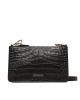 Coccinelle Дамска чанта NTI Arya Croco Soft E5 NTI 55 01 01 Noir 001 - Mera.bg