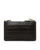 Coccinelle Дамска чанта NTI Arya Croco Soft E5 NTI 55 01 01 Noir 001 - Mera.bg
