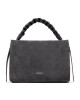 Coccinelle Дамска чанта P6P Boheme Suede Bimaterial E1 P6P 19 02 01 Ardesia/Ardesia Y66 - Mera.bg