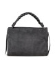 Coccinelle Дамска чанта P6P Boheme Suede Bimaterial E1 P6P 19 02 01 Ardesia/Ardesia Y66 - Mera.bg