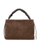 Coccinelle Дамска чанта P6P Boheme Suede Bimaterial E1 P6P 19 02 01 Coffee/Coffee W00 - Mera.bg