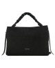 Coccinelle Дамска чанта P6P Boheme Suede Bimaterial E1 P6P 19 02 01 Grai Noir/Noir 001 - Mera.bg