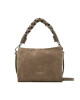 Coccinelle Дамска чанта P6P Boheme Suede Bimaterial E1 P6P 58 01 01 Coffee/Coffee W00 - Mera.bg