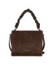 Coccinelle Дамска чанта P6P Boheme Suede Bimaterial E1 P6P 58 01 01 Кафяв - Mera.bg