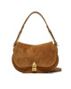 Coccinelle Дамска чанта PQS magie Suede E1 PQS 58 01 01 Кафяв - Mera.bg