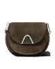 Coccinelle Дамска чанта sunup Suede E1 QKG 15 01 01 Кафяв - Mera.bg