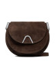 Coccinelle Дамска чанта sunup Suede E1 QKG 15 02 01 Кафяв - Mera.bg