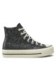 Converse Кецове Chuck Taylor All Star Lift Platform Glitter A09551C 401 Черен - Mera.bg