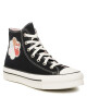 Converse Кецове Ctas Eva Lift Hi A05165C Black/Sunrise Pink - Mera.bg