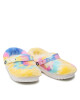 Crocs Чехли Classic Fur Sure 207303 White/Multi - Mera.bg