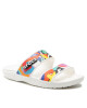 Crocs Чехли Classic Retro 207856 Blanc/Multi Rayures - Mera.bg