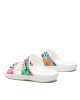 Crocs Чехли Classic Retro 207856 Blanc/Multi Rayures - Mera.bg