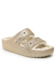 Crocs Чехли Classic Cozzzy Glitter Sandal 208124 Златист - Mera.bg