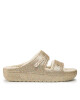 Crocs Чехли Classic Cozzzy Glitter Sandal 208124 Златист - Mera.bg