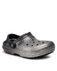 Crocs Чехли Classic Glitter Lined Clog 205842 Black/Silver - Mera.bg