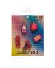 Crocs Декорация за обувки Jibbitz Lovers 5 Pack 10012958 Цветен - Mera.bg
