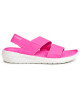 Crocs Сандали Literide Streach Sandal W 206081 Electric Pink/Almost White - Mera.bg