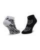Cup of Sox Чорапи къси унисекс Zabra W Bambusie Dla Ciebie Dzikusie Черен - Mera.bg