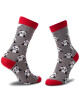 Cup of Sox Дълги чорапи unisex Brzuchata Panda Zwana Wspaniałą Сив - Mera.bg