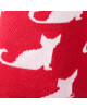 Cup of Sox Дълги чорапи unisex Czerwone Skarpety W Całkiem Białe Koty A Червен - Mera.bg