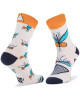 Cup of Sox Дълги чорапи unisex Bzyki Z Afryki Бял - Mera.bg