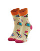 Cup of Sox Дълги чорапи unisex Retro Жълт - Mera.bg