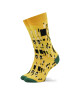 Curator Socks Дълги чорапи unisex Kiss Жълт - Mera.bg