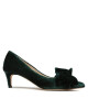 Custommade Обувки на ток Alimo Velvet 998620024 Posy Green 336 - Mera.bg