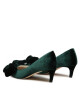 Custommade Обувки на ток Alimo Velvet 998620024 Posy Green 336 - Mera.bg