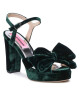 Custommade Сандали Melody Velvet 999620045 Posy Green 336 - Mera.bg