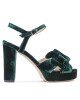 Custommade Сандали Melody Velvet 999620045 Posy Green 336 - Mera.bg