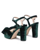 Custommade Сандали Melody Velvet 999620045 Posy Green 336 - Mera.bg