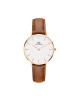 Daniel Wellington Часовник Classic Petite Durham DW00100172 Кафяв - Mera.bg